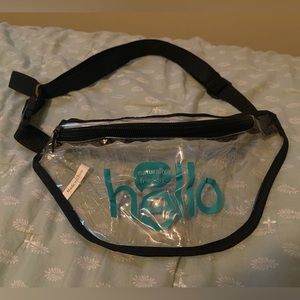 Clear Fanny Pack - Perfect for festivals that require clear bags!